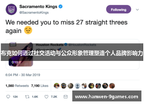 布克如何通过社交活动与公众形象管理塑造个人品牌影响力